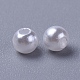 Perles acryliques en perles d'imitation X-PACR-4D-1-3