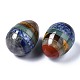 Собранная натуральная красная яшма и топаз нефрит и тигровый глаз и зеленый авантюрин и голубая точечная яшма и лазурит и аметист яичный камень G-S375-002-3