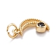 Real 18K Gold Plated Brass Micro Pave Cubic Zirconia Charms ZIRC-M114-52G-4