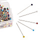 Multicolor 1 Box Length 37mm Round Ball Map Tacks Push Pins with Needle Points FIND-N0002-001-B-3