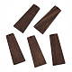 Colgantes de madera de wengué natural WOOD-T023-72-1