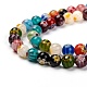 Handmade Millefiori Glass Beads Strands LK13-3
