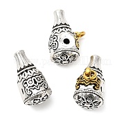 Бусины гуру из сплава в тибетском стиле с 3 отверстием FIND-B023-05