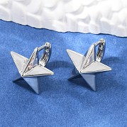 Латунные серьги обруча EJEW-Q016-10P