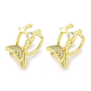 Серьги-манжеты из циркония EJEW-C104-055G