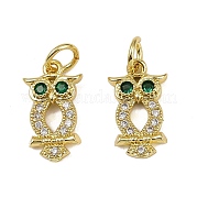 Латунные микро проложить кубического циркония подвески KK-I358-036G