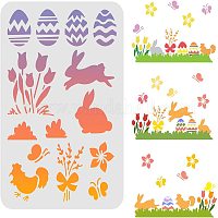 Wholesale FINGERINSPIRE 4PCS Rabbit Painting Stencils 11.7x8.3 inch Happy  Easter Decoration Plastic Long-Eared Rabbit Stencil Sunflower Leaves  Glasses Easter Egg Art Craft Stencil for Wall Tiles Home Decor 