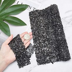 Блестящая смола исправления горный хрусталь (клей-расплав на спине) AJEW-WH0120-60C