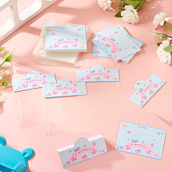 100 шт. бумажная карточка-витрина для бижутерии&nbsp;CDIS-TA0001-31A