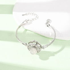 Bracelets à maillons en quartz rose naturel avec rotation solaire&nbsp;GG-CBA0251-11P-01