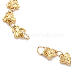 Armbandherstellung aus Schmetterlingsgliederkette aus Edelstahl 304&nbsp;AJEW-JB01597