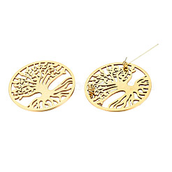 Значок на лацкан из нержавеющей стали 201 «Древо жизни» JEWB-N007-128G