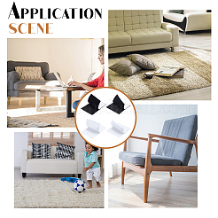 Квадратные и прямоугольные самоклеящиеся полиэстеровые и нейлоновые ленты-липучки DIY-PH0003-33