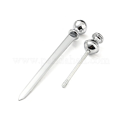 Старинный нож для писем из цинкового сплава AJEW-P114-01M-P