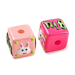 Непрозрачный акрил европейского бисера&nbsp;OACR-E027-04