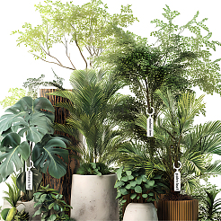 Étiquettes de plantes en plastique&nbsp;FIND-SP0005-72