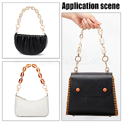 2 шт. 2-х цветные акриловые ручки для сумок с цепочкой FIND-WR0007-64