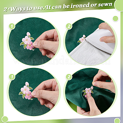 28 шт. 14 стиля вышитая тканевая нашивка с цветочной тематикой&nbsp;PATC-PH0001-32