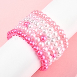 100 шт. 4-цветные бусины из АБС-пластика&nbsp;OACR-FS0002-09A