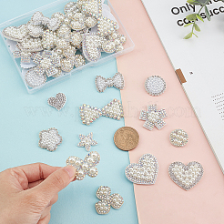 48 Stück 12 Stil Vliesstoff Ornament Zubehör&nbsp;DIY-AR0002-27