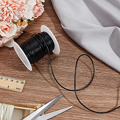 Круглый шнур из воловьей кожи длиной 20 метр.&nbsp;WL-WH0015-01B-02