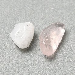 Естественно розового кварца бисер чип G-O103-12-01