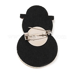 Рождественская тема брошь из искусственной кожи&nbsp;JEWB-C004-01D