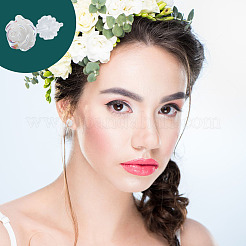 4 пара 4-х стилей пластиковых сережек-гвоздиков для женщин&nbsp;EJEW-GO0001-04