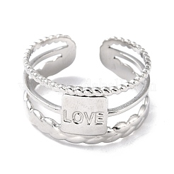 Кольца из нержавеющей стали марки 304&nbsp;RJEW-L102-37P