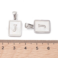 Pendentifs coquillages pavés en acier inoxydable 304&nbsp;STAS-G327-01P-J