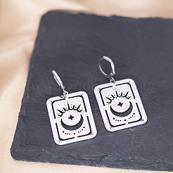 Серьги-кольца из нержавеющей стали 304&nbsp;FS-WGB8D04-01