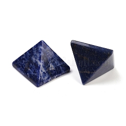 Натуральный содалит оргонит пирамида дисплей украшения&nbsp;G-C186-07J