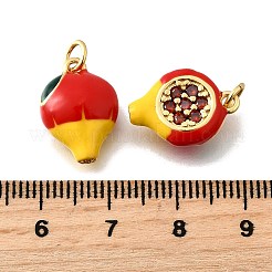 Латунные микро проложить кубического циркония подвески KK-Z104-04G