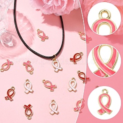 Наборы для самостоятельного изготовления подвески из эмалевого сплава и вощеного полиэфирного шнура&nbsp;DIY-YW0011-74