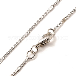 2 мм стойка покрытие латунь витая цепь ожерелья для женщин мужчин MAK-L044-61P