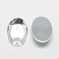 Acrílico Diamante de imitación plana espalda cabujones&nbsp;GACR-Q011-30x40-02