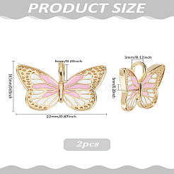 Кулоны с эмалью из латуни&nbsp;KK-LP0002-19B