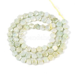 Антикоррозийные гальванические стеклянные бусины GLAA-T028-6mm-02D