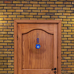 2 шт. стеклянные подвесные украшения для автомобиля в виде индейки от сглаза&nbsp;HJEW-DC0001-14