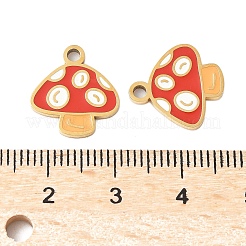 Подвески из нержавеющей стали 304 с эмалью&nbsp;STAS-R168-22G-02