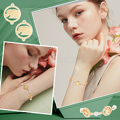 12 шт. 3 стиля вакуумного покрытия PVD 201 звенья из нержавеющей стали STAS-UN0031-45