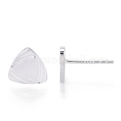 925 стерлингового серебра серьги стержня&nbsp;STER-T004-52S