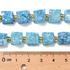 Гальванические натуральный druzy шарики агата стренг G-G289-01G