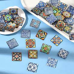 2 пакетик стеклянных кабошонов 2 стилей&nbsp;GGLA-YW0001-26