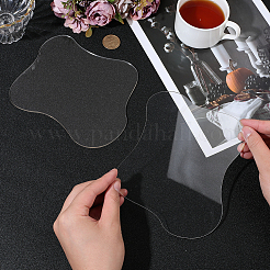 Tapis de tasse en acrylique irrégulier&nbsp;AJEW-CN0006-01B