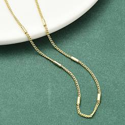 Женские витые цепочки из латуни толщиной 1.8 мм&nbsp;NJEW-K271-15G