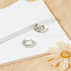 1 пара латунных серег-колец&nbsp;EJEW-LP0001-72P