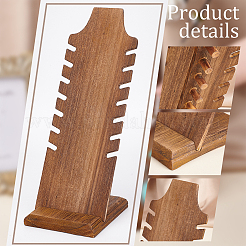 Деревянная доска для демонстрации ожерелья с наклоном назад&nbsp;NDIS-WH0016-04B-01