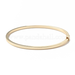真鍮エナメルヒンジ付きバングル女性男性用  18KGP本金メッキ  ミックスカラー  内径：2-3/8インチ（6.1cm）&nbsp;BJEW-A134-04G