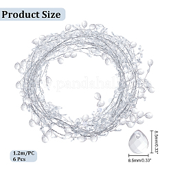 Branches de pendentif en forme de larme en acrylique transparent&nbsp;FIND-WH0126-343